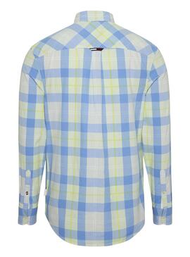 Camisa Tommy Jeans Essential Amarillo para Hombre