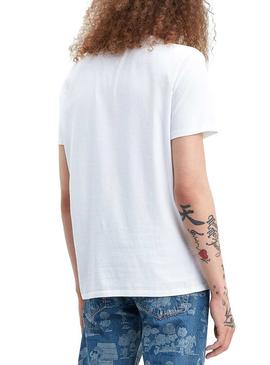 Camiseta Levis Peanuts Chill Blanco Hombre