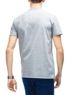 Camiseta Lacoste TH6709 Plateado