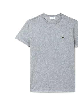 Camiseta Lacoste TH6709 Plateado