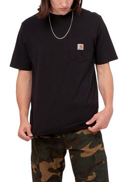 Camiseta Carhartt Pocket Negro para Hombre