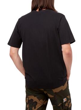 Camiseta Carhartt Pocket Negro para Hombre