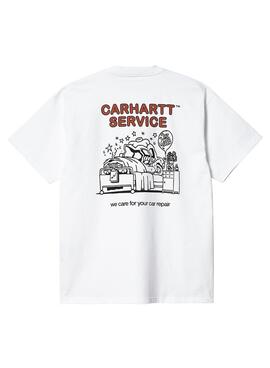 Camiseta Carhartt Car Repair Blanco para Hombre