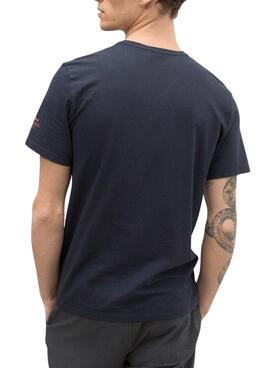 Camiseta Ecoalf Birca Azul Marino para Hombre