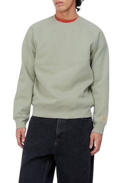 Sudadera Carhartt Chase Sweat Verde para Hombre