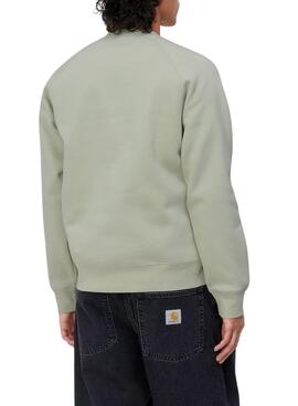 Sudadera Carhartt Chase Sweat Verde para Hombre