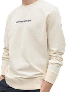 Sudadera Ecoalf Disa Blanco para Hombre