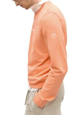 Sudadera Ecoalf Disa Naranja para Hombre