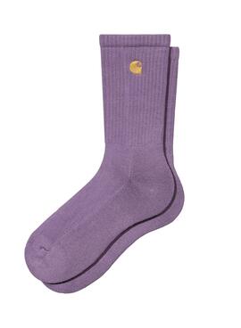 Calcetines Carhartt Chase Violeta para Hombre