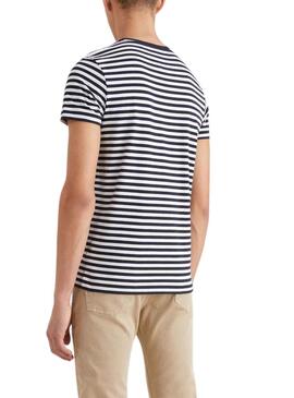 Camiseta Tommy Hilfiger Stretch Marino para Hombre