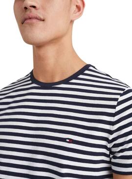 Camiseta Tommy Hilfiger Stretch Marino para Hombre