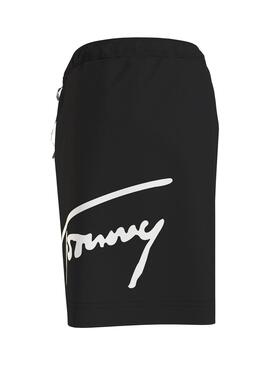 Bañador Tommy Jeans Sport Negro para Hombre