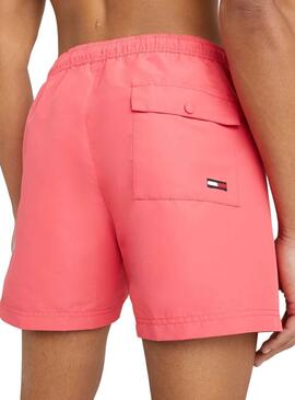 Bañador Tommy Jeans Sport Rosa para Hombre