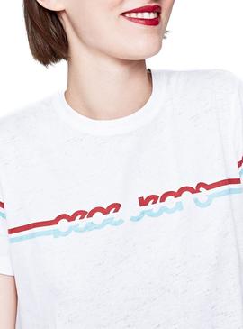 Camiseta Pepe Jeans Lola Blanco Mujer