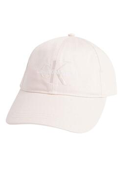 Gorra Calvin Klein Monogram Beige para Mujer