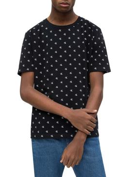 Camiseta Calvin Klein Jeans Monogram Negro Hombre