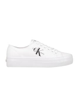 Zapatillas Calvin Klein Flatform Blanco para Mujer