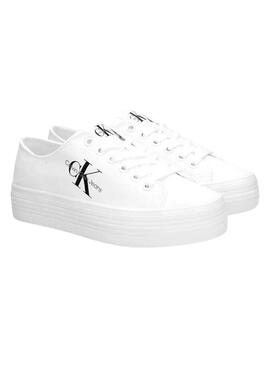 Zapatillas Calvin Klein Flatform Blanco para Mujer