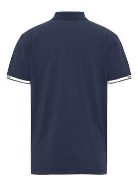 Polo Tommy Jeans Essential Marino para Hombre