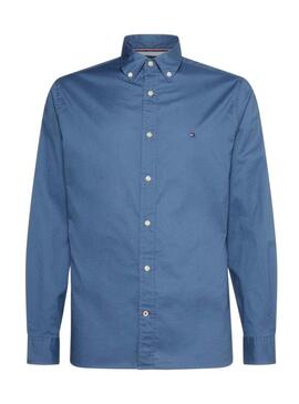 Camisa Tommy Hilfiger Flex Azul para Hombre