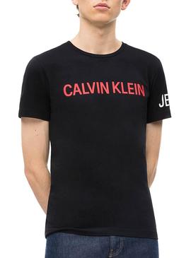 Camiseta Calvin Klein Institucional Negro Hombre