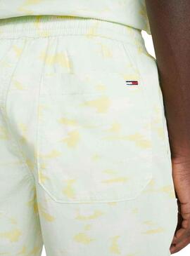 Bermuda Tommy Jeans Beach Amarillo para Hombre