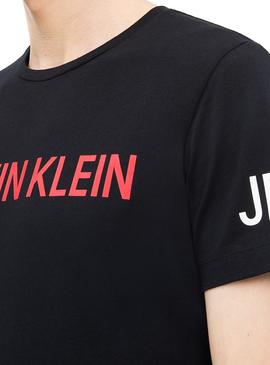 Camiseta Calvin Klein Institucional Negro Hombre