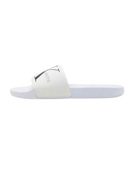 Chanclas Calvin Klein Monogram Blanco para Hombre