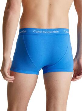 Pack de Calzoncillos Calvin Klein Rise Azul Hombre