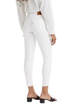 Pantalón Vaquero Levis 721 Blanco para Mujer