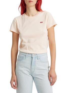 Camiseta Levis Perfect Tee Rosa para Mujer