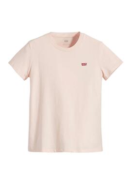 Camiseta Levis Perfect Tee Rosa para Mujer