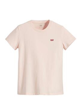 Camiseta Levis Perfect Tee Rosa para Mujer