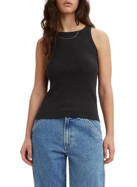 Camiseta Levis Racer Negro para Mujer