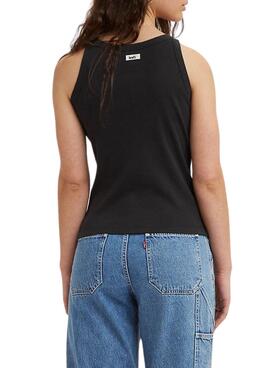 Camiseta Levis Racer Negro para Mujer