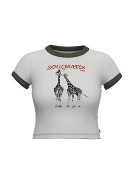 Camiseta Levis Soulmate Blanco para Mujer