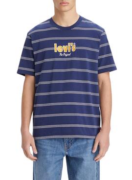 Camiseta Levis Naval Marino para Hombre