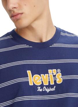 Camiseta Levis Naval Marino para Hombre