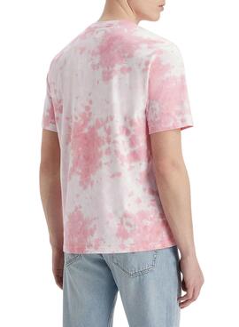 Camiseta Levis Poster Rosa para Hombre
