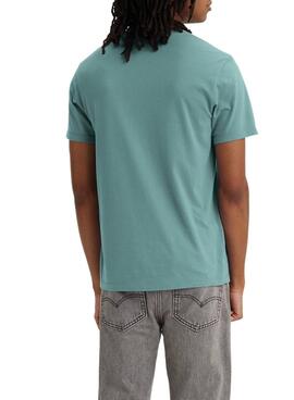 Camiseta Levis Graphic Verde para Hombre