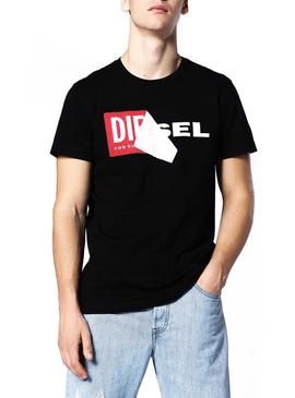 Camiseta Diesel T-DIEGO-QA Negro