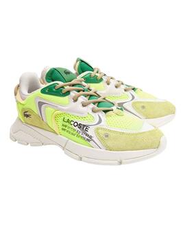 Zapatillas Lacoste Neo L003 Amarillo y Verde