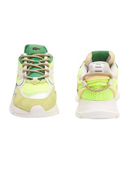 Zapatillas Lacoste Neo L003 Amarillo y Verde