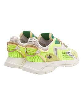 Zapatillas Lacoste Neo L003 Amarillo y Verde