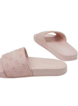 Chanclas Pepe Jeans Slider Plain Rosa para Mujer