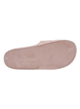 Chanclas Pepe Jeans Slider Plain Rosa para Mujer