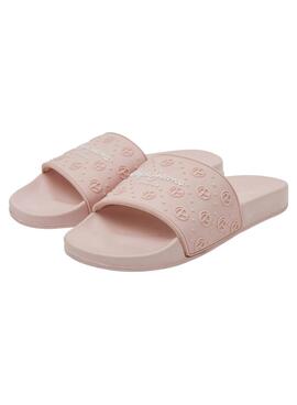 Chanclas Pepe Jeans Slider Plain Rosa para Mujer