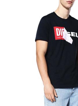 Camiseta Diesel T-DIEGO-QA Marino