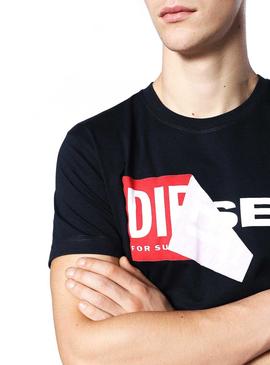 Camiseta Diesel T-DIEGO-QA Marino