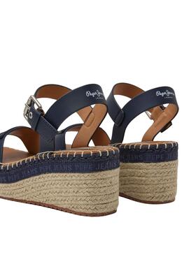 Sandalias Pepe Jeans Witney Brand Marino Mujer